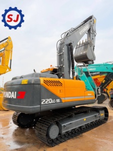 Vente à bas prix, excavatrice Hyundai 220LC-9S d'occasion de haute qualité, 22 tonnes, lourde - Product Image 5
