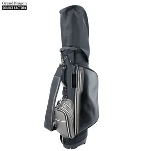 Manufacturer Professional Golf Bag Custom Logo Grey Men Golf Stand Bag