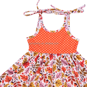 Vestito Senza Maniche per Bambine con Design in Pizzo Tinta Unita, Abito Carino e Casual per Bimbe - Product Image 4