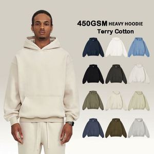 Sweat à capuche unisexe de qualité supérieure, coupe ample et surdimensionnée, en molleton épais 450 g/m², impression personnalisée, taille US S-2XL - Product Image 1