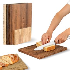 Ensemble de planches à découper en bois d'acacia 100% naturel pour le fromage, le pain et <span class=keywords><strong>la</strong></span> viande, polyvalent, cadeau idéal pour les chefs - Product Image 1