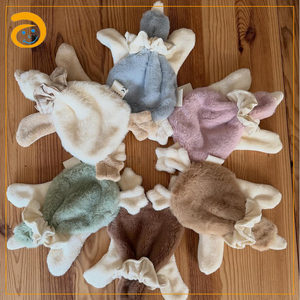 Manta de seguridad suave de felpa con diseño de conejo y ganso para bebé, animal de peluche, juguete para cuna de recién nacido, esencial para la guardería - Product Image 2