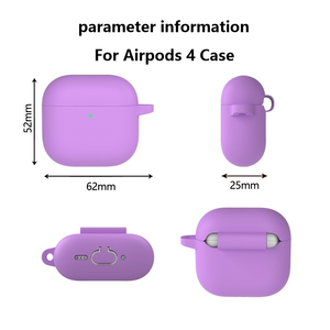 Funda de silicona multicolor para auriculares inalámbricos para <span class=keywords><strong>Airpods</strong></span> pro/Pro2/4 gen, funda protectora a prueba de golpes - Product Image 3
