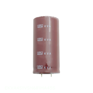 ตัวเก็บประจุ680ขั้ว uF 450V ฝาครอบ EKVA451VSN681MA45S ผ่านรู - Product Image 1