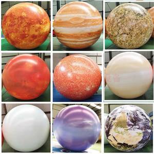 Luna Llena flotante impermeable gigante Pvc planeta globo Led Luna centro comercial publicidad inflables motivo Decoración - Product Image 4