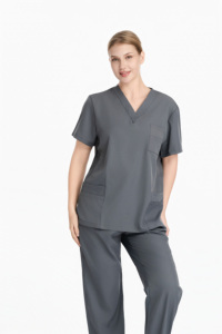 Set di Divise Mediche Unisex in Poliestere 100% a Rapida Asciugatura, Comodo e Alla Moda, Uniforme da <span class=keywords><strong>Lavoro</strong></span> Chirurgica per Ospedale e <span class=keywords><strong>Medici</strong></span> - Product Image 6