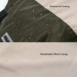เสื้อกันฝนสำหรับสุนัขแบบ OEM ODM พร้อมแถบสะท้อนแสง สายรัดเอวปรับได้ ระบายอากาศได้ดี เสื้อกันฝนสำหรับสัตว์เลี้ยงที่ทนทาน เหมาะสำหรับสุนัขพันธุ์ไวมาราเนอร์ - Product Image 4