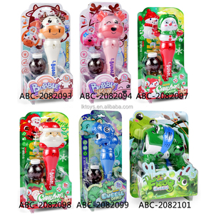 Jouets chanceux Noël Santa <span class=keywords><strong>Bubble</strong></span> Wand <span class=keywords><strong>Halloween</strong></span> Party Citrouille Savon Eau Bulle Souffleur Jouets - Product Image 5