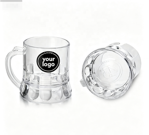 Mini-verre à bière en plastique de 2 oz, verre à shot en forme de tasse à bière, sans BPA - Product Image 1