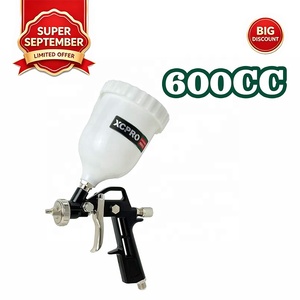 <span class=keywords><strong>Pistola</strong></span> de Pulverización de Aire HVLP XCPRO con Boquilla de 1.5 mm y Vaso de 600 ml <span class=keywords><strong>para</strong></span> Reparación Automotriz, Muebles, Madera, Metal, Pintura DIY y Recubrimiento Industrial - Product Image 1