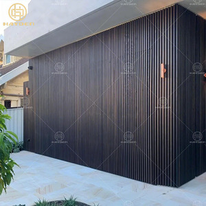 Điện cửa nhà để xe cửa nhà để xe có độ bóng cao hợp kim nhôm hiện đại lưới tản nhiệt cửa nhà để xe - Product Image 3