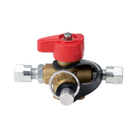 Culasse de gaz de soupape CNG en laiton QF-9T du fabricant pour soupape de gaz naturel comprimé de voiture