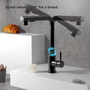 Mélangeur de cuisine moderne en acier inoxydable 304, Flexible, extractible, robinet de pulvérisation, articles sanitaires, robinet de cuisine, robinet de mélangeur - Product Image 5