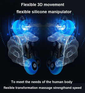 Profesional de lujo gris cero gravedad estiramiento 4D pista última silla de masaje electrónico masajeador corporal - Product Image 4