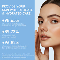 LAIKOU OEM/ODM/OBM Tonique Hydratant et Lissant en Profondeur, Non Gras, pour Soins de la Peau, 100ml, Compresses Humides