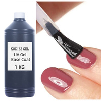 KODIES GEL 1KG Gel UV normal Base Coat Épaisseur moyenne Longue durée Semi-permanent Base Primer Gel Vernis à ongles Manucure Salon de manucure