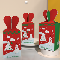 Emballage de chocolat de luxe personnalisé et écologique biodégradable pour enfants boîte de bonbons en papier veille cadeau de mariage Noël