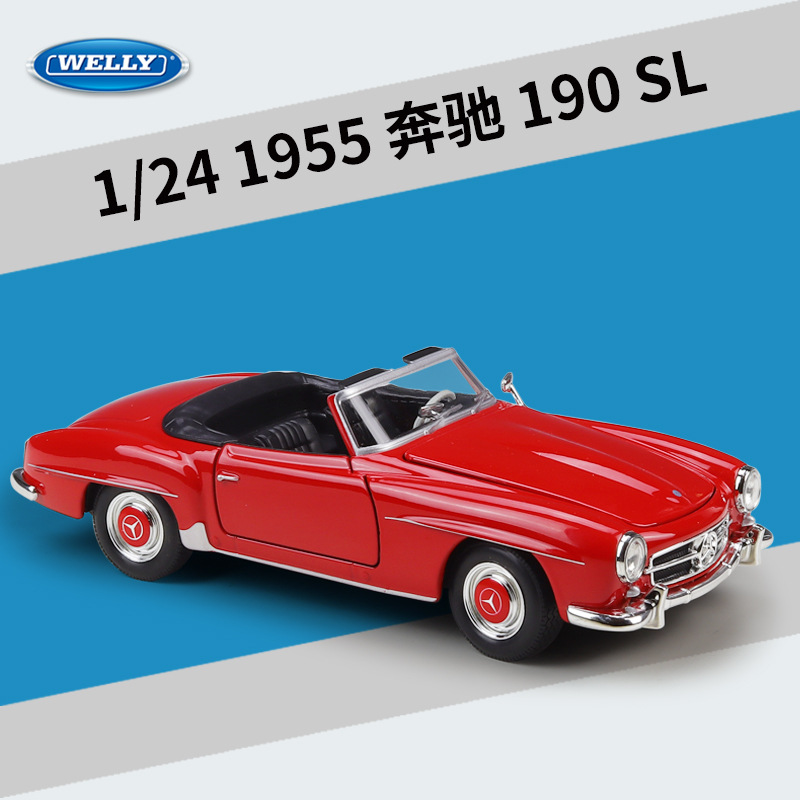 Mercedes 190 sl rosso