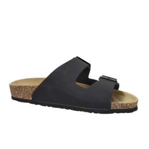 Sandales à enfiler pour homme Valleverde, noires, hauteur de talon 43 cm - Product Image 2