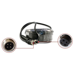 Cable de Extensión de Video para Automóvil de 65 Pies y 4 Pines, Impermeable, para Cámara de Visión Trasera, Camión, Remolque, Autobús, Autocaravana, Monitor de Reversa - Product Image 4