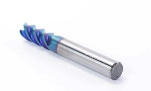 Fresa de carburo CNC HRC55 de 4 filos, aleación de tungsteno-cobalto con recubrimiento AlTiN, personalizable OEM, fresa plana cuadrada para acero - Product Image 4