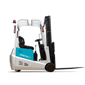 Mini forklift 2 ton 3 tekerlekler forklift elektrikli kaldırma metre pil tam elektrikli forklift 3.5m yükseklik vardır