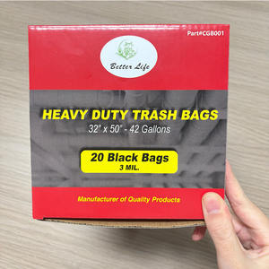 Bolsas <span class=keywords><strong>de</strong></span> Basura Negras para <span class=keywords><strong>Contratistas</strong></span> <span class=keywords><strong>de</strong></span> Uso Comercial, Grosor <span class=keywords><strong>de</strong></span> 3 mil, Adecuadas para Empresas <span class=keywords><strong>de</strong></span> <span class=keywords><strong>Limpieza</strong></span> y Mantenimiento <span class=keywords><strong>de</strong></span> Propiedades - Product Image 6