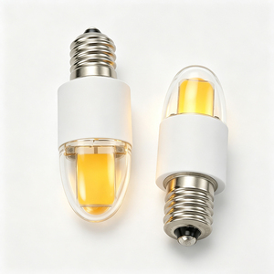 Petite ampoule LED E12 2W 3W COB, 2700K à 6000K, base en céramique pour lustre, lumière en cristal, AC120V - Product Image 1