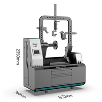 Machine à redresser les jantes P7Pro |   Tour de réparation de jantes en alliage de 10 à 28 pouces avec commande PLC et presse hydraulique de 10 tonnes