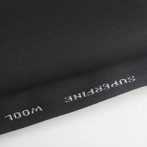 Wholesale good quality 256gsm 100% wool worsted twill fabric