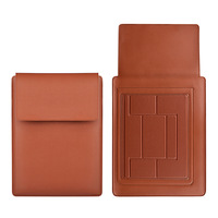 Vente en gros de housses pour ordinateur portable en cuir haut de gamme de 13, 14, 15 et 16 pouces avec fonction de support pour Macbook, Hp, Dell, Acer