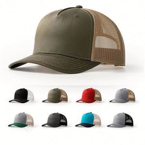 Casquettes de baseball de haute qualité en gros, personnalisées, 5 panneaux, en maille, style snapback et trucker, pour les entreprises - Product Image 1