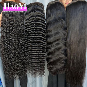Rauwe Vietnamese pruik van echt haar, body wave, kant-voor-pruik van echt haar, groothandel, lijmloze HD kant-frontale pruiken voor zwarte vrouwen - Product Image 4