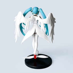 Figura de PVC de 21CM de Miku Cosplay con Alas, Figura de Anime de Chicas Lindas de Pie, Estatua Coleccionable, Juguete, Regalo - Product Image 6