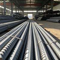 Varilla de Acero Corrugado Laminada en Caliente HRB400E HRB500 ASTM A615 Grado 60, Barra de Acero Deformada de 8mm-40mm de Diámetro para Ingeniería Civil