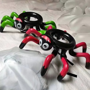 2025 personalizzabile PVC PVC giocattolo Horror eco-friendly gonfiabile ragno di Halloween per decorazioni spettrali - Product Image 1