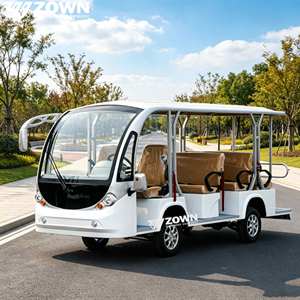 Autobús Turístico Eléctrico con Certificación CE, con Calefacción, Refrigeración y Aire Acondicionado, 14 Asientos, Larga Duración de Funcionamiento, para Transporte en Resorts, Campus y Aeropuertos - Product Image 2