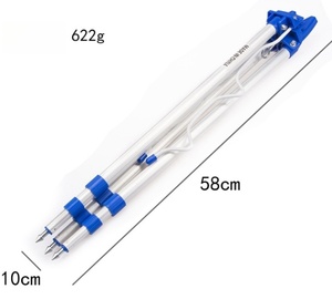 Trépied de canne à pêche en mer télescopique en aluminium de jambe réglable de qualité supérieure pour support de canne à pêche à la <span class=keywords><strong>carpe</strong></span> attirail - Product Image 3