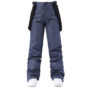 Pantalones <span class=keywords><strong>de</strong></span> Esquí Unisex para <span class=keywords><strong>Hombre</strong></span>, Talla Grande, Resistentes al Viento, para Exteriores, Invierno, Gruesos, Cálidos, Impermeables, con <span class=keywords><strong>Tirantes</strong></span> - Product Image 6