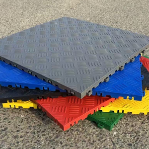 Piso de sala de lavado de coches de PVC de alta gama, tienda de belleza, placa de cubierta sólida, drenaje de suelo grueso, rejilla empalmada, características a prueba de fugas - Product Image 3