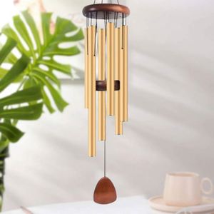 Wholesale Outdoor <b>Memorial</b> Wind Chimes Garden Wind Chimes with 6 Aluminum Alloy Tubes - Product Image 2