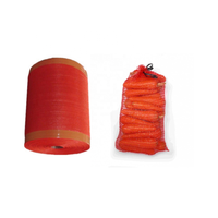 Enkelvoudige Raschel netzak 50*80cm rol voor fruitverpakkingen zoals sinaasappels, brandhout, uien, aardappelen, groenten zoals kool