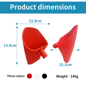Embudo de silicona para mezcladoras, herramientas para hornear de boca ancha y anticolisión, material de calidad alimentaria - Product Image 4