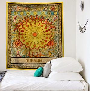 Mandala <span class=keywords><strong>Tarot</strong></span> Tapestry Wandkleed Maanfase Veranderende Wandtapijten Slaapkamer Decor Bedsprei Dekbedhoes Zon Maan Wanddecoratie - Product Image 5