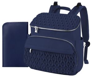 Bolsa de Pañales para Bebé, Bolsa Multifuncional para Mamá y Papá, Mochila de Pañales con Cambiador, Elegantes Panaleras, Correas para Cochecito de Bebé - Product Image 1