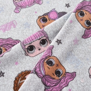 100% Polyester Dty Dệt Kim Flannel Lông Cừu In Vải Rất Nhiều Cổ Phiếu Của Sân Cho Cô Gái Đồ Ngủ - Product Image 3