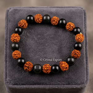 Pulseras y Brazaletes de Ágata Negra para Hombre, de Primera Calidad, Clásicos, Curativos y Elegantes, Ideales para Regalo - Product Image 2