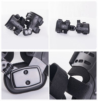 Attelle de genou orthopédique rigide à charnières pour protection professionnelle, support d'angle réglable pour post-opératoire et arthrose de la jambe