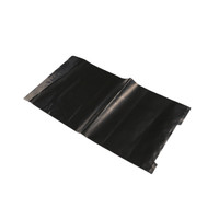 Sac plat en PE conducteur noir durable, anti-électrostatique, recyclable, pour accessoires de téléphonie mobile, écouteurs, anti-poussière, anti-lumière