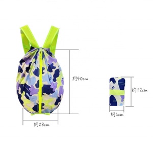 Sac à dos pliable léger 2023, best-seller, personnalisable, idéal comme cadeau promotionnel pour les écoliers - Product Image 2